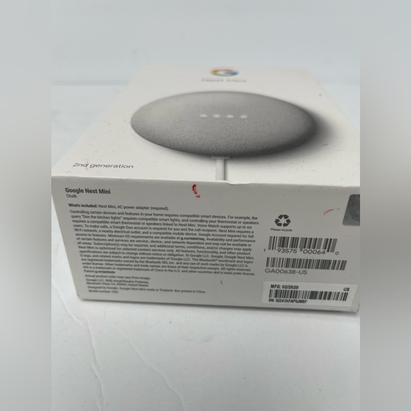 Google Nest Mini 2nd Generation Smart Speaker with Google Assistant - Picture 8 of 11